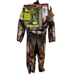 Transformers Boys S (6/7)  Rhinox Costume Jumpsuit and Mask